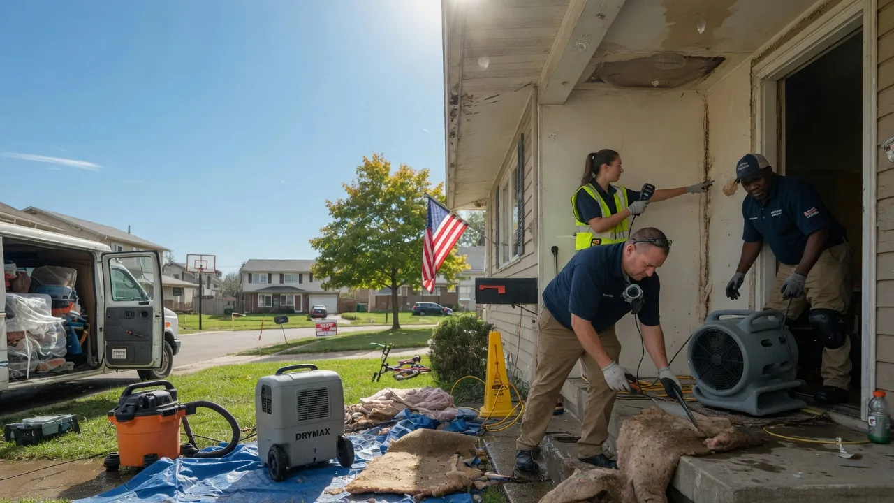 Water Damage Restoration in Commercial Point, OH near me